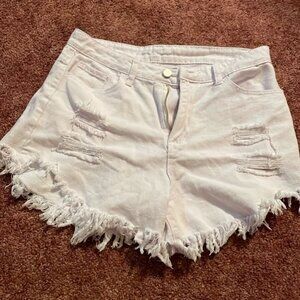 Womens White shorts